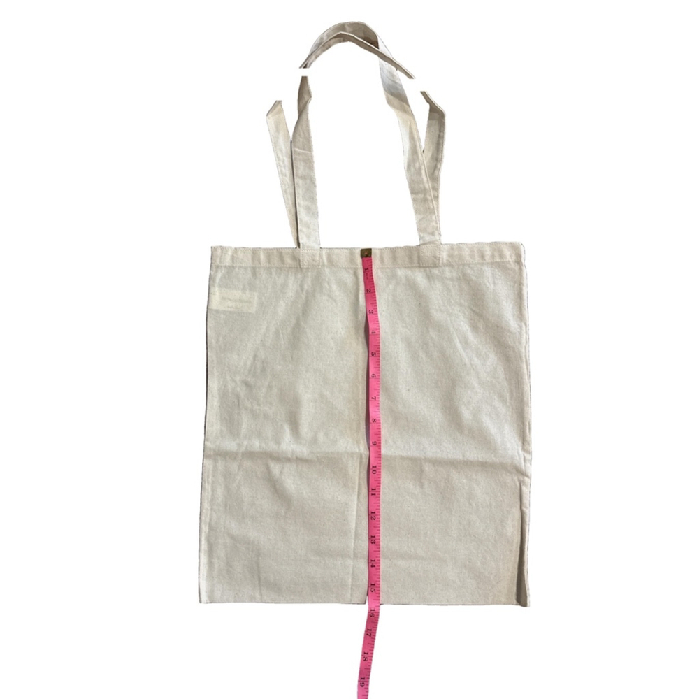 Women's Beige Tote Bag One Size - Picture 2 of 4
